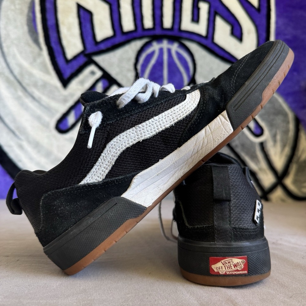 Size 11 - Vans Skate Zahba Skate Shoe Black White - Picture 10 of 10